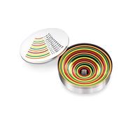 Set di formine per biscotti rotonde (ROSSO