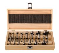 Set Di Forstner Projahn 15 Pezzi Per Legno Morbido Ø 10-50 Mm Trapano Per Legno