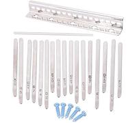 Set di frammenti per dito per pianoforte a pollice per accessorio per strumento musicale Kalimba a 17 tastiLibri di moda