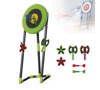 Set di freccette sicure - Design pieghevole con 2 assi e freccette a 6 stelle, telaio robusto per divertimento in famiglia e attività all'aperto