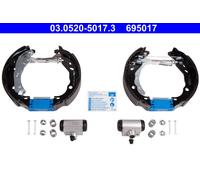 Set Di Frene ATE 03.0520-5017.3 Per DACIA, RENAULT