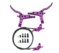 Set di freni a disco idraulici per mountain bike con 4 dischi olio a pistone e design a tubo diviso per anteriore e posteriore, in lega di alluminio forgiato garantisce una frenata forte e prestazioni