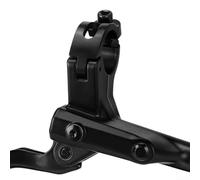 Set di freni a disco idraulici per mountain bike con tubo diviso anteriore e posteriore, in lega di alluminio forgiato con 4 dischi a pistone che offrono una frenata fluida e forte su percorsi