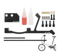 Set di freni a disco Post Mount Hardware in lega di alluminio | Kit di conversione per freni a disco da 203 mm/220 mm, per ciclismo all'aperto, fango, ghiaia, strada, città, bici da strada
