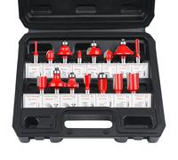 Set Di Fresa per Scanalature Del Legno, 15 Pezzi Punte Da Taglio Legno in Metall