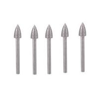 Set di frese diamantate a grana grossa da 5 pezzi 4mm 5mm 6mm 8mm 10mm, punte rotanti elettrolitiche 150#(6MMx5pcs)