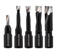 Set di Frese Domino DF500, 5 Frese in Carburo da 4/5/6/8/10 mm per Giuntatrice Domino, utensili di precisione per la lavorazione del legno e la falegnameria