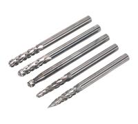 Sealey Micro Carbide Fresa Set 5pc MCBSET01