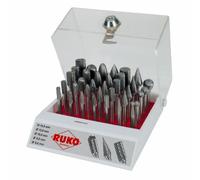 Set di frese multiuso RUKO Metallo duro [HM] 35 Pezzi