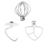 Set di fruste, compatibile con KitchenAid, K45 K45SS | KSM7, KSM85, KSM90, KSM95, KSM96, KS97, KN15E1X, KSM75, KSM85PS, KSM88PSQ