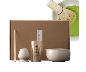 Set di fruste, kit in ceramica include Mat-Cha, kit per gli amanti del Ma-tcha include in ceramica, per principianti, casa, divertimento da soli o condividere con
