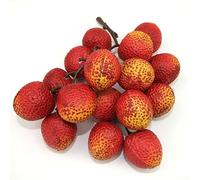 Set di frutti artificiali tra cui Longan, litchi e mirtillo per un'elegante decorazione domestica (C)