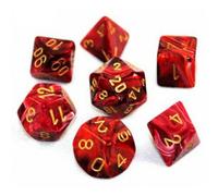 Set di fustelle D7 con bordi affilati, esclusivo, Vortex Poly (7 dadi in display