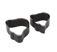 Set di fustelle da taglio a forma di cuoio, taglio efficiente e pulito, costruzione robusta, saldatura a punti manuale con sagoma in pelle, 2 pezzi, per artigianato