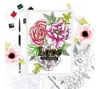 Set di fustelle e francobolli con scritta "I Love You", per realizzare biglietti con parole d'amore, fustelle in metallo coordinate in silicone trasparente, timbri per fai da te, album di ritagli,