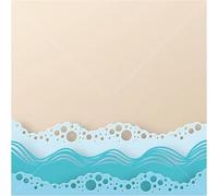 Set di fustelle in metallo a forma di onda oceanica, stencil estivi e modelli in rilievo per scrapbooking fai da te, fustelle a tema spiaggia, articoli decorativi per regali, biglietti e fustellatura