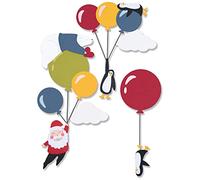 Set di fustelle Sizzix Thinlits 10 pezzi Festive Sky Party di Olivia Rose | 665948 | Capitolo 3 2022