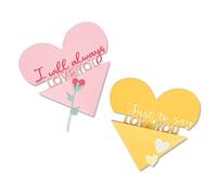 Set di fustelle Sizzix Thinlits 10PK Heart Slider Card di Olivia Rose | 666019 | Capitolo 4 2022