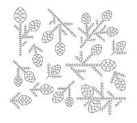 Set di fustelle Sizzix Thinlits 13PK Pine Patterns di Tim Holtz | 666070 | Capitolo 4 2022