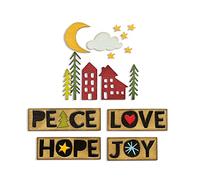 Set di fustelle Sizzix Thinlits 16PK Christmas Cutouts by Tim Holtz | 666064 | Capitolo 4 2022