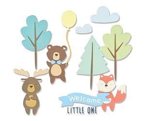 Set di fustelle Sizzix Thinlits 26PK Woodland Baby Set da Jennifer Ogborn | 665960 | Capitolo 3 2022