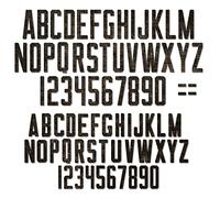 Set di fustelle Sizzix Thinlits 73PK Alfanumeric Theory di Tim Holtz | 665924 | Capitolo 3 2022