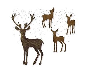 Set di Fustelle Thinlits 5PK Winter Wonderland di Tim Holtz