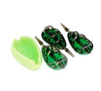 Set di gabbie per esche per la pesca alla carpa, con vassoi e gabbie per esche progettate per migliorare la velocità di lancio e gestire le lenze