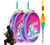 Set di galleggiante da pesca - Kit di apprendimento automatico Bobber da 12 cm, indicatore di linea ad alta visibilità, strumento affidabile per acqua salata durante l'uso professionale per Principi