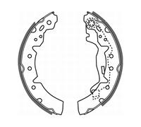 Set di ganasce freno ABE C02063ABE