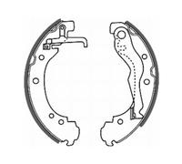 ABE C0W011ABE Kit ganasce freni
