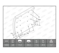 Set di ganasce freno BERAL KBL19063.0-1616