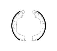 Set di ganasce freno BOSCH 0 986 487 354