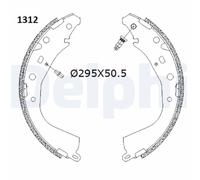 DELPHI LS2187 Kit ganasce freno per TOYOTA