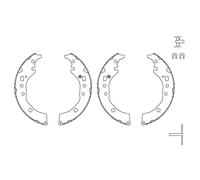 Set di ganasce freno TRW GS8867