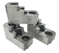 Set di ganasce per mandrino rigido, 30,5 cm, in acciaio, a tre fasi, per dentatura da 1,5 mm x 60 gradi, 3 pezzi