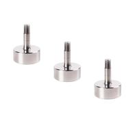 Set di ganci da banco a basso profilo per Vario-Master MFT 3 pezzi small silver