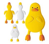 Set di ganci da parete per bambini: set di 4 pezzi, per organizzare piccoli oggetti e vestiti con design, installazione facile, senza fori di perforazione, ganci adesivi a trame, per bambini