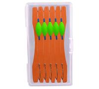Set di ganci da pesca, impianti di pesce gatto anti-vincoli con cinque ganci da bassa, accessori per la pesca del fondo