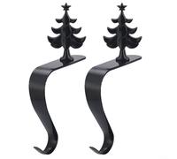 Set di ganci natalizi splendidamente realizzati con fiocchi di neve e alberi per celebrare la gioia della stagione (G)