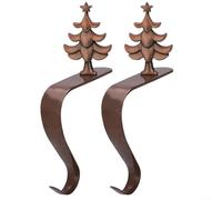 Set di ganci natalizi splendidamente realizzati con fiocchi di neve e alberi per celebrare la gioia della stagione (C)