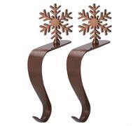 Set di ganci natalizi splendidamente realizzati con fiocchi di neve e alberi per celebrare la gioia della stagione (B)