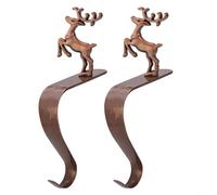 Set di ganci natalizi splendidamente realizzati con fiocchi di neve e alberi per celebrare la gioia della stagione (D)