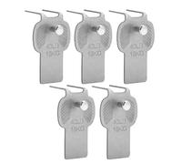 Set di ganci per cornici per foto, set di 5 ganci in metallo per cornici da parete, per uso domestico, supporto artistico resistente per poster, specchi, pittura interna, senza bisogno di attrezzi