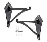 Set di ganci per piante da esterno, kit di staffe da parete per fioriere, staffa con ganci, coppia di set decorativi da appendere, uso per mangiatoia per uccelli, decorazione da giardino, supporto per