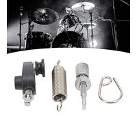 Set di ganci Tamburo di metallo facile da montare, Set di ganci a molla per martello da battistrada, Prestazioni perfette, Accessori per kit di batteria in metallo facili da montare, Molla per martell