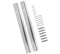 Set di Ganci Z per Quadri e Specchi, Staffa Francese Argento | Ferro, per Uso Domestico e Commerciale, Installazione Semplice, Design Versatile