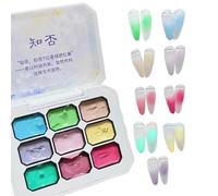 Set di gel di smalto per unghie per la pittura a gradiente, gel di 9 colori, accessori di bellezza anti-essere, strumenti di manicure durevoli, per donne, cura delle mani, eleganti, performance dei pi