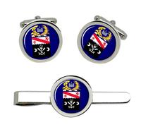Set Di Gemelli E Clip Per Cravatta 1St Engineer Battalion US Army