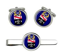 Set Di Gemelli E Clip Per Cravatta 1St Engineer Battalion US Army